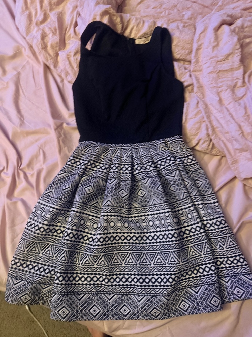 Rewind Sleeveless Fit & Flare Dress